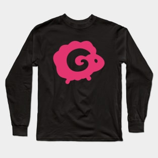 Pink Sheep Shilhouette Long Sleeve T-Shirt